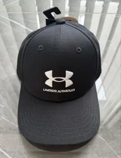 新品UNDER ARMOUR アンダーアーマー キャップ ブラック 黒 フリーのサムネイル