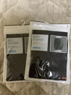 エアリズム BODY SHAPER Lサイズ ブラック2枚セット