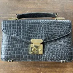 レザー クロコダイル風 バッグ