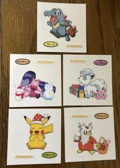 ⭐︎送料込み⭐︎ ポケモンパン　シール　第214弾　5枚セット