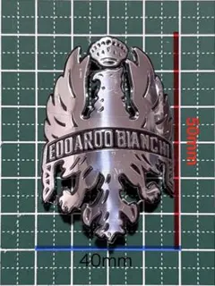 bianchi ビアンキ ヘッドエンブレム シルバー 新品のサムネイル