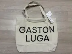 GASTON LUGA ガストンルーガ キャンバストートバッグ クラウドクリーム