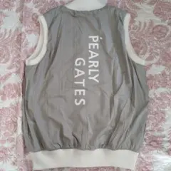 PEARLY GATES レディース ベスト グレー ホワイト