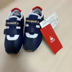 ルコック　スニーカー ネイビ 17.0㎝