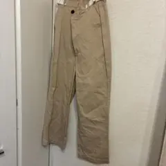 ジーナシス　ベージュ　パンツ