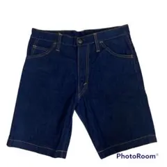 激レア　BIG JOHN デニム半ズボン 濃紺　ヴィンテージ　ハーフパンツのサムネイル