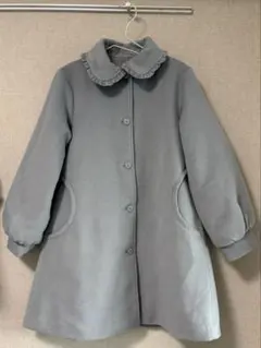 merry jenny フリル付きロングコート グレー MERRY JENNY|フリルAラインコート|HARDOFFオフモール（オフモ