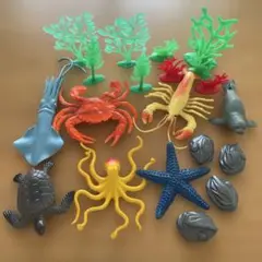 海の生物　フィギュア