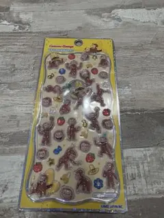 【正規品】おさるのジョージ　プチドロップステッカー