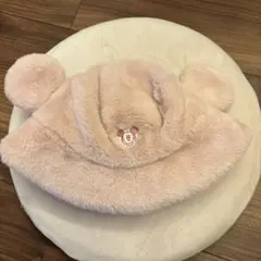 ミッキーマウス耳付きバケットハット ピンク 58cm