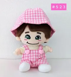 ちびぬい服　はぴぬい服　サロペット　チューリップハット ＃５２３