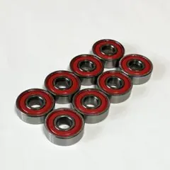 ABEC 5 スケートボード スケボー ウィール ベアリング パーツ ナット