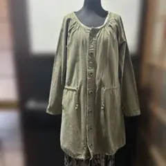 ￼ X GIRLノーカラー コットンジャケット