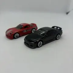 ホットウィール '95 マツダ RX-7 &日産シルビア S15 ミニカー