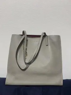MARC JACOBS グレー レザー トートバッグ