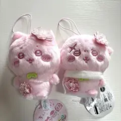 ちいかわ　ぬいぱれっと　〜さくらいろ〜　マスコット　ハチワレ　ラッコ　2個セット