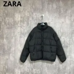 【ZARA】　中綿ジャケット　ブルゾン　ジャンパー　フルジップ　USL
