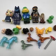 정규품 LEGO 레고 미니피그 묶음 판매 중고 동물의 숲 닌자 공룡