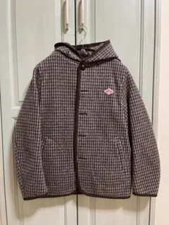 DANTON チェック柄 フード付きジャケット 34