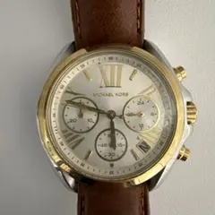 MICHAEL KORS レディース 腕時計 ブラウン×ゴールド(要・電池交換)