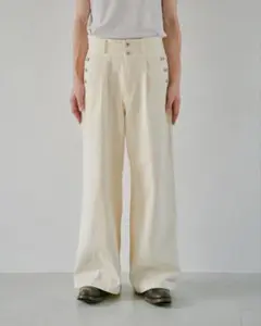 Camphor wood lace up wide pants Mサイズ