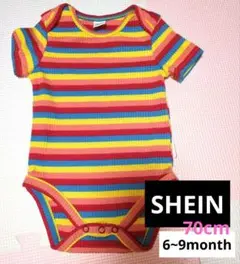 SHEIN　ベビーロンパース　ボディスーツ　半袖