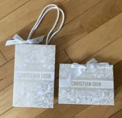 Dior★ディオール★2023ホリデー限定柄ショッパー、ギフトバッグセット