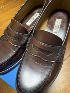 HARUTA ブラウン ローファー