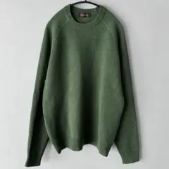 CABaN ウールカシミヤ クルーネックニット M グリーン トゥモローランドのサムネイル