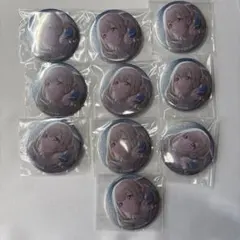 P プロセカ 小豆沢こはね グリッター缶バッジ グリ缶 7b