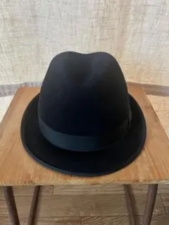 帽子　ハット③　中折れ　黒　ブラック　CA4LA カシラ