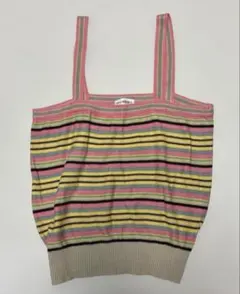 Yves Saint Laurent ストライプキャミソール