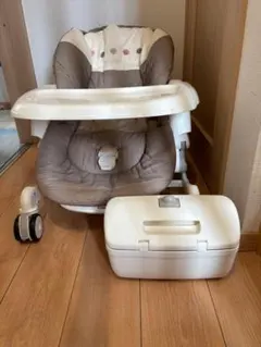 Combi コンビ ネムリラ ハイローチェア 電動スウィングラック ブラウンのサムネイル