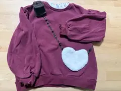 apres les cours　裏起毛トレーナー　140