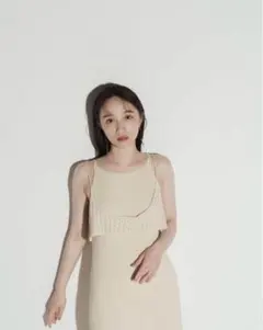 eaphi 2way bustier knit one piece