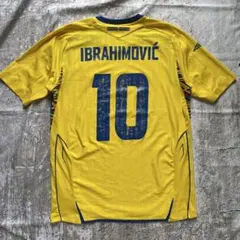 スウェーデン代表 イエロージャージ 10 イブラヒモビッチ　イブラ　王様