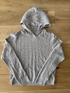 ニット パーカー