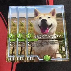 GRの犬ワンワンワン　3枚