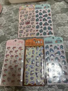 サンリオ ぷくっとシール 5点