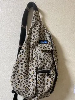 【レアカラー】KAVU ロープバッグ レオパード柄 ショルダーバッグ　y2kのサムネイル