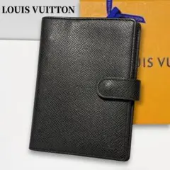 【美品】LOUIS VUITTON タイガ アジェンダPM 手帳カバー レザー
