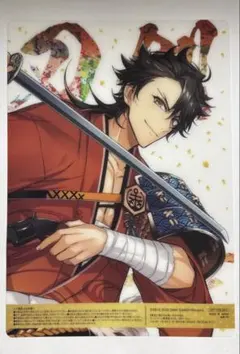 刀剣乱舞 ファミマ 5周年 クリアポスター 陸奥守吉行 和泉守兼定 