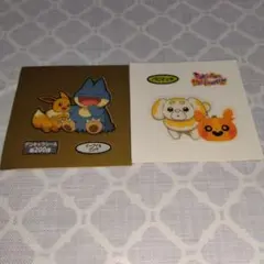 【未使用】ポケモン デコキャラシール イーブイ ゴンベ パピモッチ