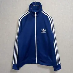 アディダスオリジナルス　トラックジャケット　ジャージ　ネイビー　M トレフォイル