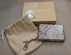 sergiorossi パイソン名刺ケース カードケース サイフ