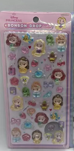 【国内正規品】ボンボンドロップシール　ディズニープリンセス