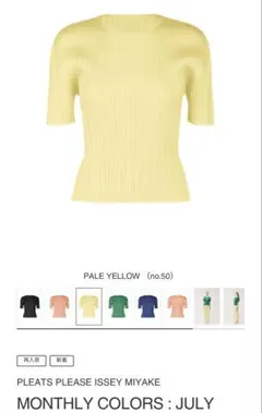 PLEATS PLEASE PALE YELLOWのサムネイル