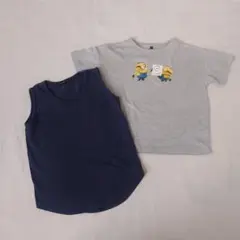 coca　ミニオンズ　Tシャツ　タンクトップ　110cm　2枚セット