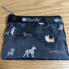 BAILA バイラ付録　レスポートサック　ワンコ柄ポーチ　※小サイズのみ