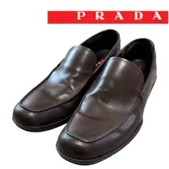 prada archive square toe leather loafer - メルカリ